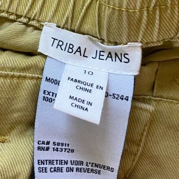 NWT Tribal Flowy Pleated Tulip Hem Pants 10 - Picture 11 of 16